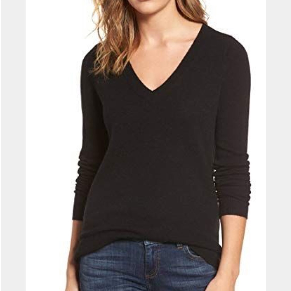 V neck sweater